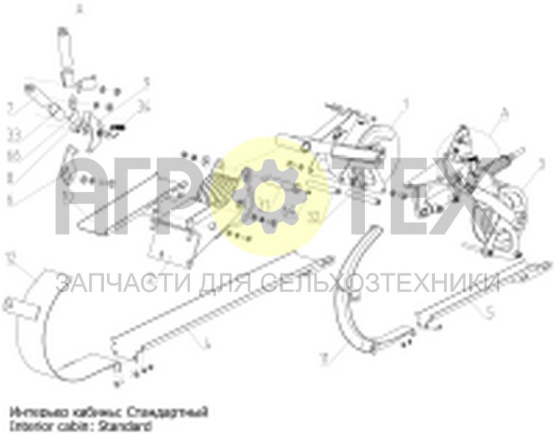 Контрпривод главный (152.45.03.000Ф) (№5 на схеме)